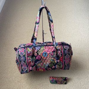 Vera Bradley Duffle Bag & Eye Glass Case